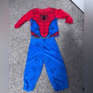 Kids Red and Blue Spider Pajamas